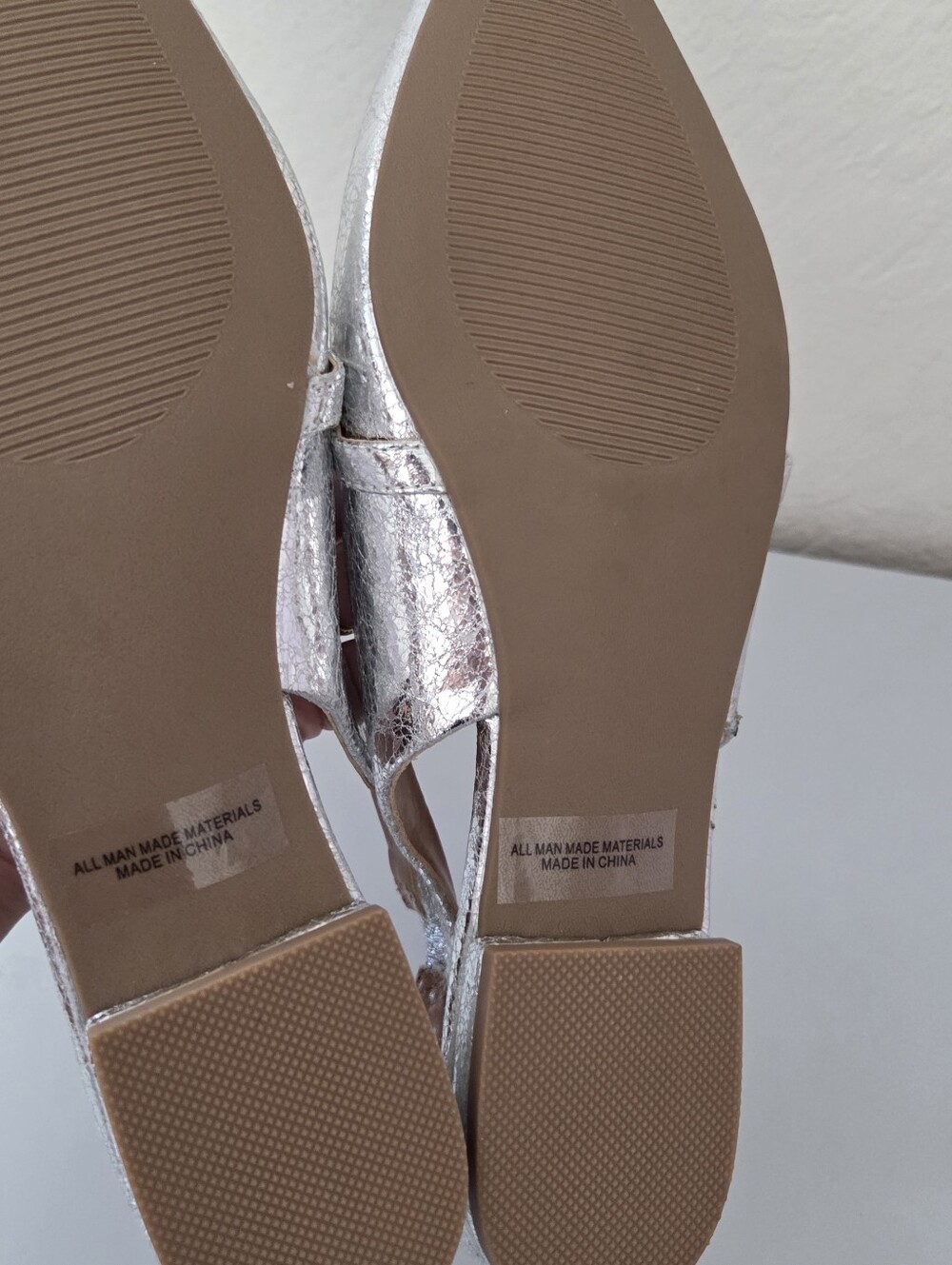 Dolce Vita Carder Slingback Silver Metallic Flats - Picture 8 of 8